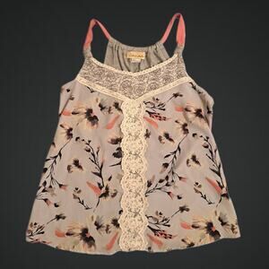 Ladies Medium Sleeveless Tank Top Shirt Blouse